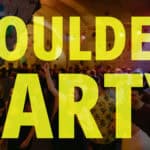 Flyer für die Party in der Kletterhalle vom GrindelBoulder